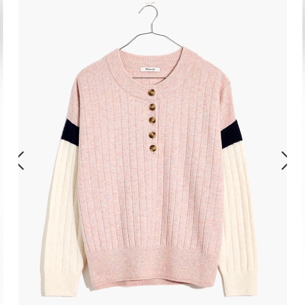 Madewell Bowden Henley Sweater - Picture 3 of 7